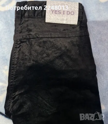 Детски пантолон черно кадифе, снимка 5 - Детски панталони и дънки - 49379043