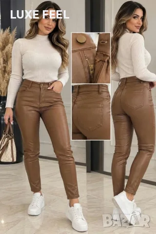✨ Кожени Кожени Панталони S-XL✨, снимка 3 - Панталони - 56394969