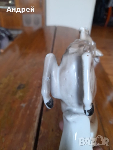 Стара Порцеланова фигурка Елен, снимка 6 - Други ценни предмети - 53499240