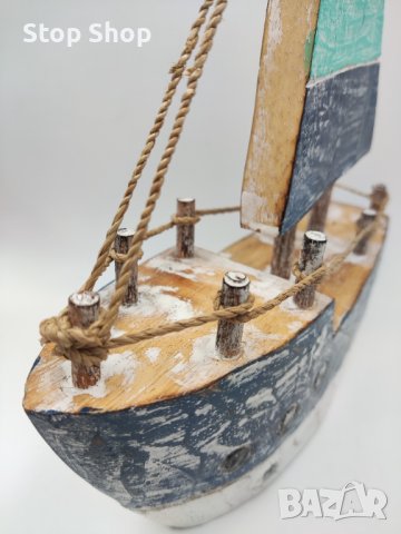 Дървен кораб Индонезия дърворезба , снимка 4 - Декорация за дома - 41063755