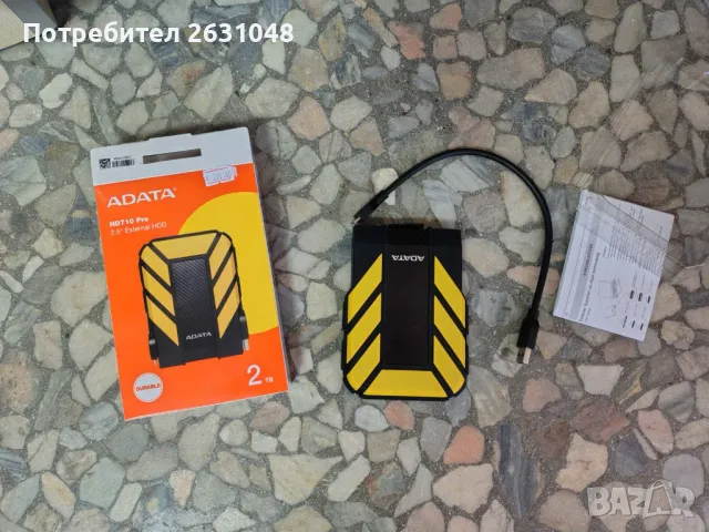  Външен хард диск ADATA Durable HD710 Pro 1TB, 2.5″, USB 3.1, жълт, снимка 6 - Външни хард дискове - 49490679