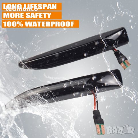 мигачи за калник лед бягащи мигачи бмв Е65 Е66 Е67 Е68 BMW E65 E66, снимка 4 - Части - 35688126