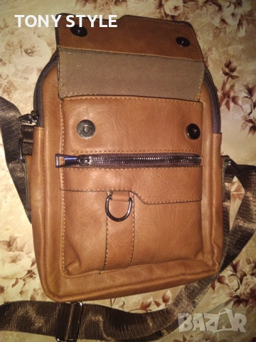 Нова Кожена Мъжка Чанта , снимка 13 - Чанти - 51610569