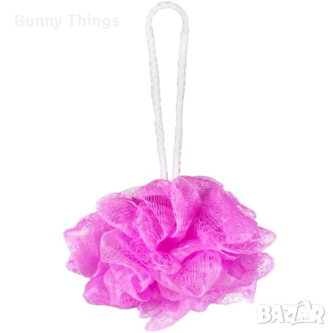 Цикламена мрежеста гъба за баня - нова, снимка 2 - Други - 53411797