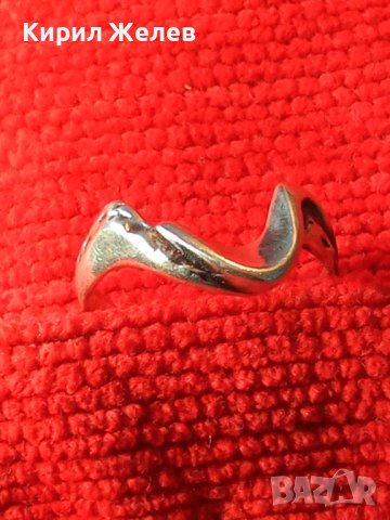 ЕЛЕГАНТЕН АР НУВО СРЕБЪРЕН ПРЪСТЕН СРЕБРО 925 ХУДОЖЕСТВЕНА РЪЧНА ИЗРАБОТКА 38263, снимка 12 - Пръстени - 40933097