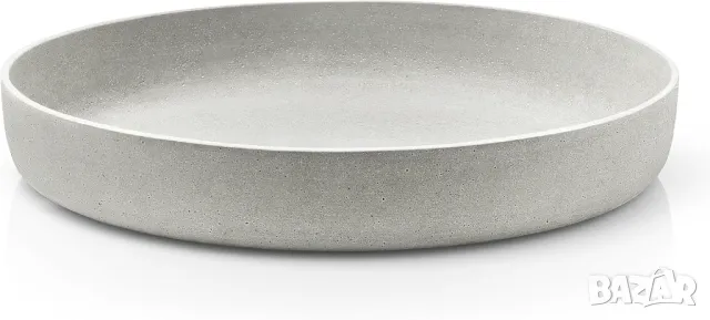 Декоративна Купа, Поднос Blomus Moon, Ø50см, 5кг, Изкуствен Камък POLYSTONE, Сива!, снимка 2 - Декорация за дома - 48589535