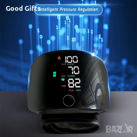 Дигитален Апарат за Кръвно Налягане за Китка – Вашата Ежедневна Грижа за Здравето, снимка 2 - Други - 53288056