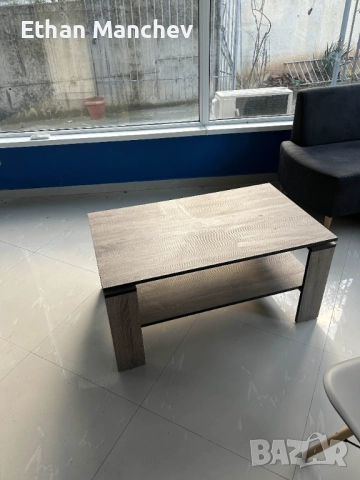 Ниска Дървена Кафе Маса