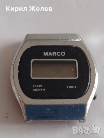 Ретро модел електронен часовник MARCO ANTI-MAGNETIC QUARTZ - 26523, снимка 5 - Мъжки - 36123080