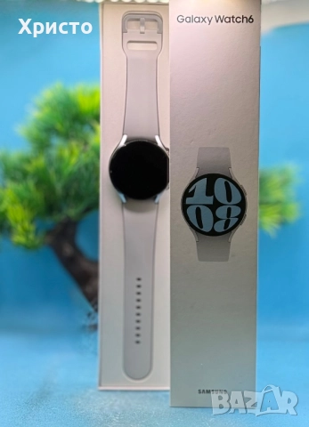 НОВО!!! Смарт часовник Samsung Galaxy Watch 6, 44 mm, Silver , снимка 3 - Смарт часовници - 52348095