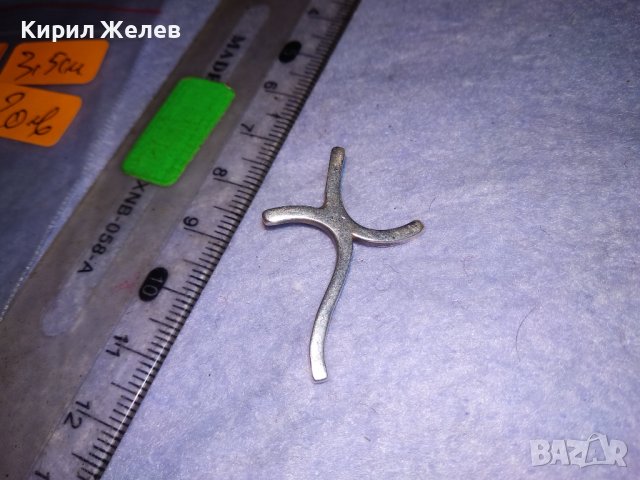КРАСИВО СТИЛНО СРЕБЪРНО АРТ КРЪСТЧЕ ИЗРАБОТЕНО от СРЕБРО 925 ПРОБА 38593, снимка 5 - Колиета, медальони, синджири - 41637907