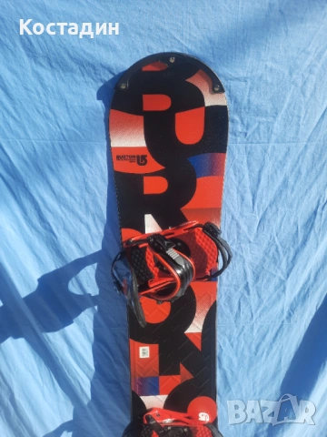 Сноуборд   156Wсм.BURTON PROGRESSION, WIDE с автомати. , снимка 2 - Зимни спортове - 53282725