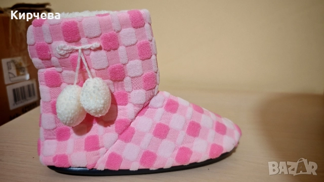 детски пантофки с подплата момиче 2бр. 35 номер