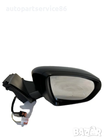 Огледало предно дясно крило черно LHD за Peugeot 3008 1.2T бензин (2022) 21593018