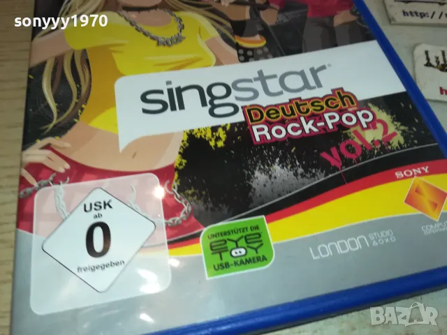 SINGSTAR ROCK-POP SONY PS2 GAME 12211220, снимка 3 - Игри за PlayStation - 48832923