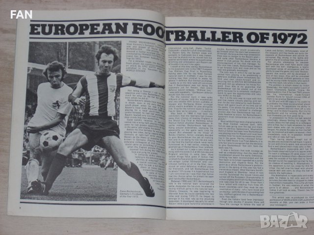 Астън Вила - Байерн Мюнхен оригинална футболна програма 1973 Франц Бекенбауер, Герд Мюлер, Сеп Майер, снимка 4 - Фен артикули - 41668309