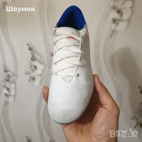детски бутонки  Adidas Nemeziz Messi 19.4 FxG Jr  номер 33 ,5-34, снимка 14 - Футбол - 50437709