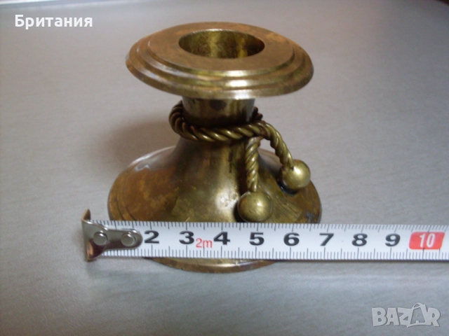 Бронзов свещник., снимка 3 - Декорация за дома - 52921447