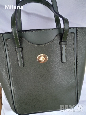 Неизползвана дамска чанта, зелена