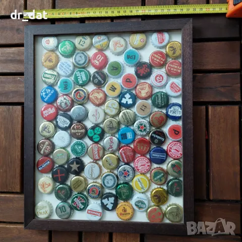 Пано от колекция бирени капачки, снимка 2 - Картини - 50437291