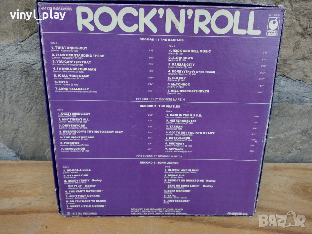 The Beatles & John Lennon "Rock N' Roll" 3x LP Box Set, снимка 3 - Грамофонни плочи - 36252816