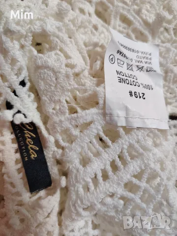 Chela collection M Бяла ажурена рокля , снимка 8 - Рокли - 55710576