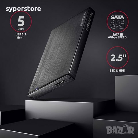 Кутия за външен хард  диск AXAGON EE25-XA6, SS300599, снимка 2 - Други - 38855311