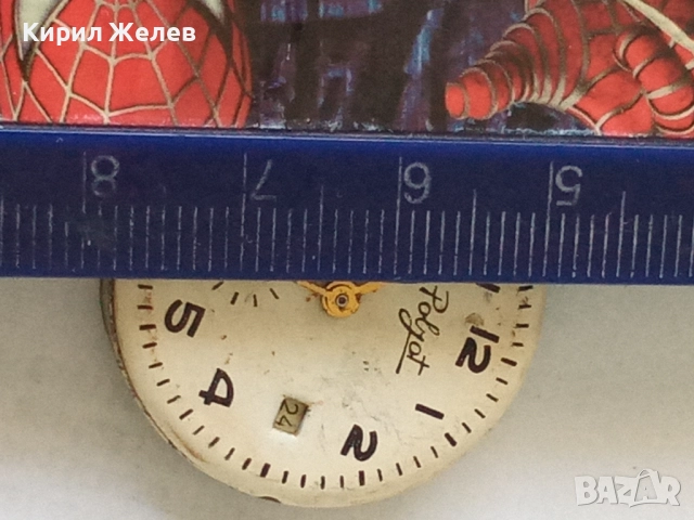 Механизъм с циферблат от стар ръчен часовник 52068, снимка 9 - Мъжки - 52253884