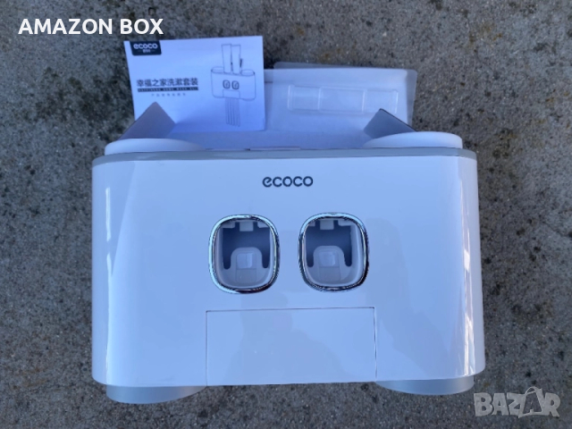 Диспенсър за паста за зъби с 4 чаши, снимка 4 - Органайзери - 52127707