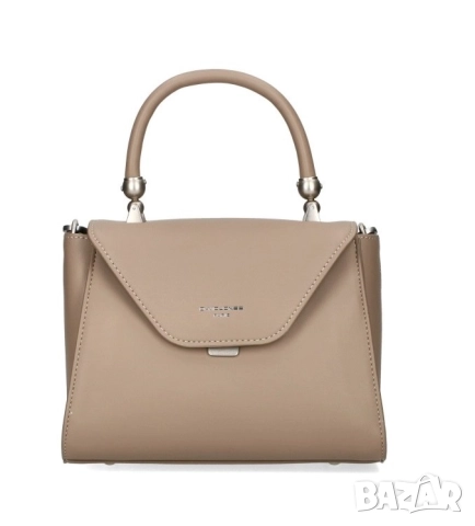 ДАМСКА ЧАНТИЧКА DAVID JONES В ЦВЯТ ТАУПЕ WB004, снимка 1