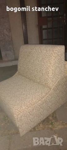 Разтегателно кресло  става на легло, снимка 2 - Дивани и мека мебел - 51133121