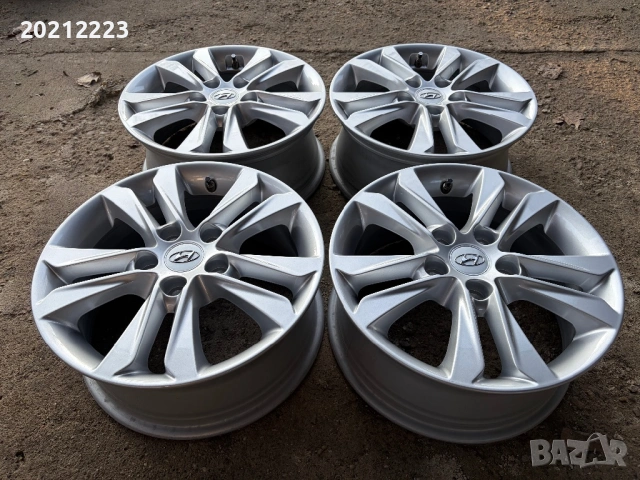 4 броя алуминиеви джанти за Hyundai i30 16, снимка 6 - Гуми и джанти - 53444222