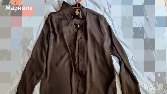 Дамска черна риза HM 