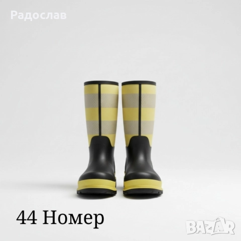 Висококачествени защитни ботуши BLACK/YELLOW – сигурна защита и комфорт при всякакви условия!, снимка 5 - Мъжки ботуши - 52012449