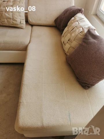 Висок клас ъглов диван Нани, снимка 12 - Дивани и мека мебел - 50623673