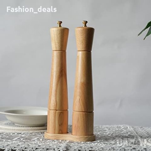 Нов Комплект мелница за сол и пипер с поднос/Неръждаема стомана , снимка 7 - Други стоки за дома - 41573565