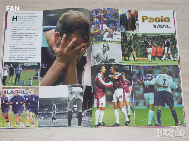 Уест Хям Юнайтед официални клубни списания "HAMMERS News" от 2000 до 2002 г., снимка 8 - Фен артикули - 36322597