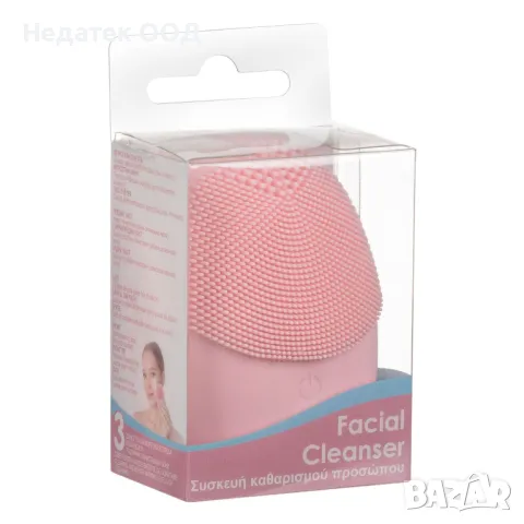 Уред за почистване на лице, Силиконов, Розов, снимка 3 - Козметика за лице - 49005272