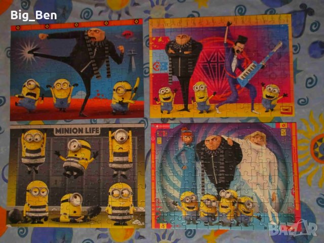 Детски Пъзели-6 Броя-Миньоните+Мики Маус+Халщат, снимка 4 - Игри и пъзели - 41270559