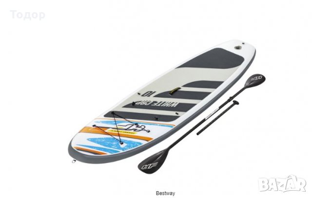 Надуваема дъска    Surf Board 305x84x12 см Bestway padle board  до120 кг se, снимка 8 - Водни спортове - 36003462