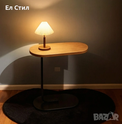 Многофункционална C-образна масичка за кафе, за хол и спалня, снимка 10 - Маси - 53575086