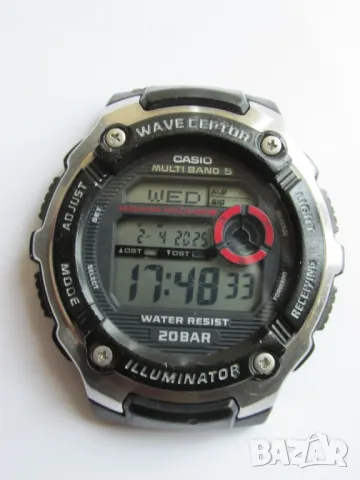 Casio WV-M200 Wave Ceptor Multi Band 5 20 BAR Касио радиосверяем, снимка 3 - Мъжки - 49748888