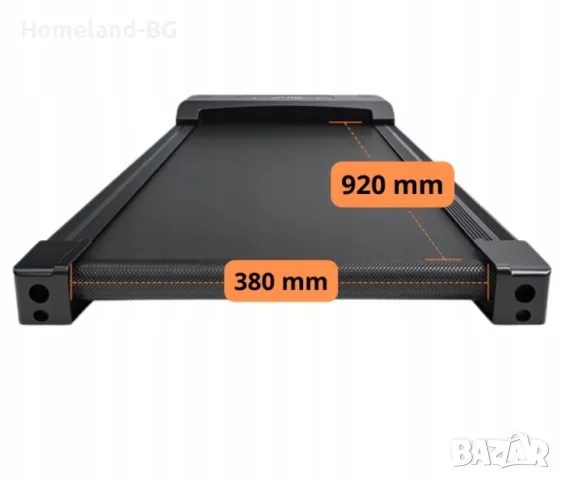 Електрическа бягаща пътека , 480 W, 1-6 км/ч, максимално тегло на потребителя 110 кг, снимка 7 - Фитнес уреди - 56158519
