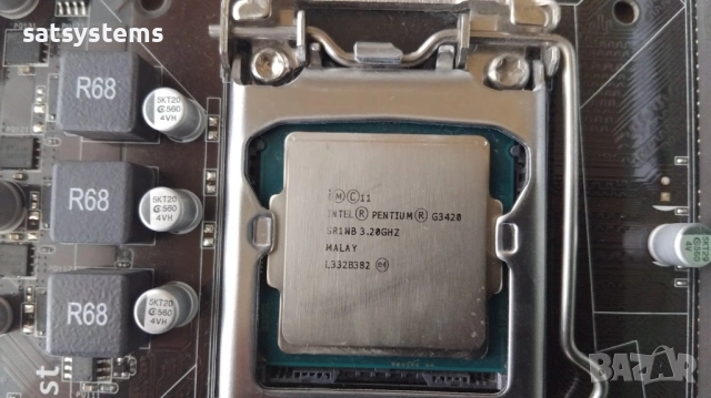 Дънна платка Asus B85M-G Socket LGA1150 CPU+FAN+RAM, снимка 7 - Дънни платки - 51636206