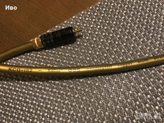 аудио кабел kco-is2-KaCsa OCC monocristal copper muiti standed cоnductor interconnect cable, снимка 3 - Аудиосистеми - 35707373