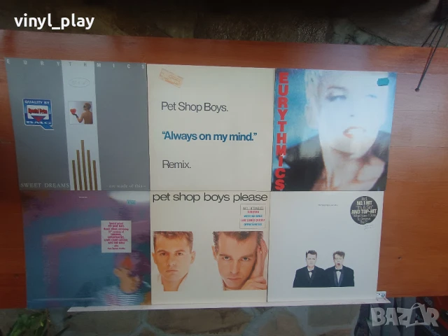 Maxi-Single  Pet Shop Boys и Eurythmics (12 inch Vinyl), снимка 2 - Грамофонни плочи - 51011948
