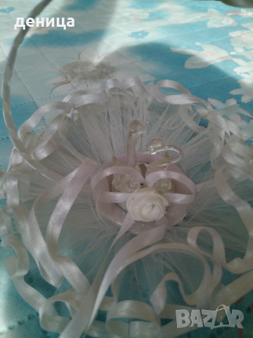 Кошничка за халки, снимка 2 - Сватбени аксесоари - 36258764