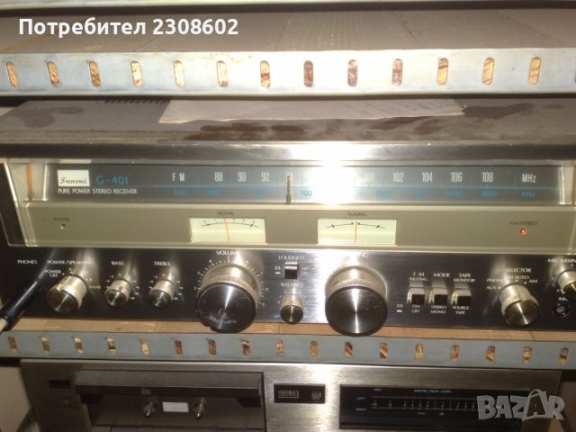 Продавам : Sansui G-401/ Vintage Hi-Fi приемник / Работи, снимка 8 - Ресийвъри, усилватели, смесителни пултове - 41816774