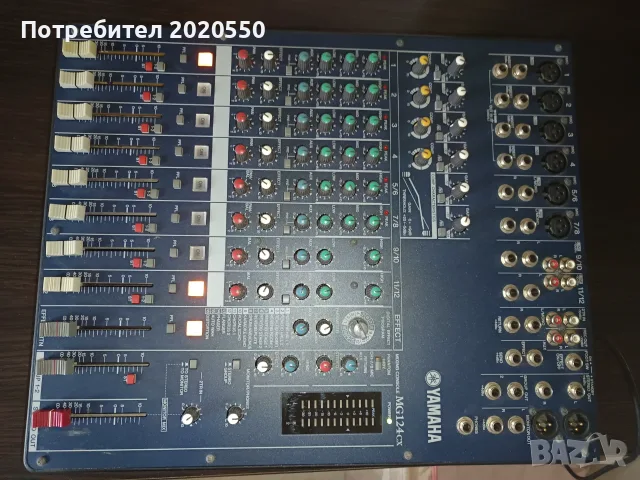 Миксер Yamaha GM 124 CX, снимка 5 - Ресийвъри, усилватели, смесителни пултове - 56367796