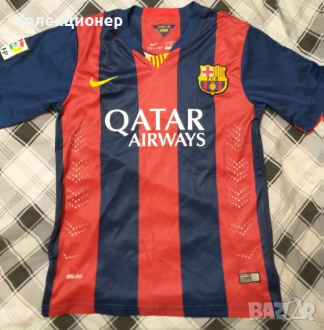 Тениска на Меси в Барселона на Найк / Messi, FC Barcelona, Nike, снимка 1 - Футбол - 41104613
